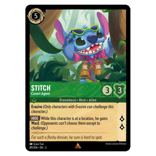 Stitch (Foil) : Covert Agent - 89/204