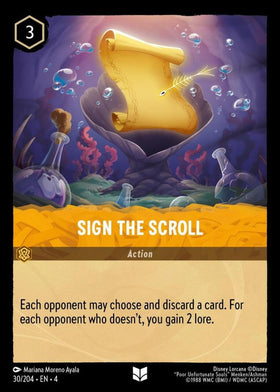 Sign The Scroll - 30/204