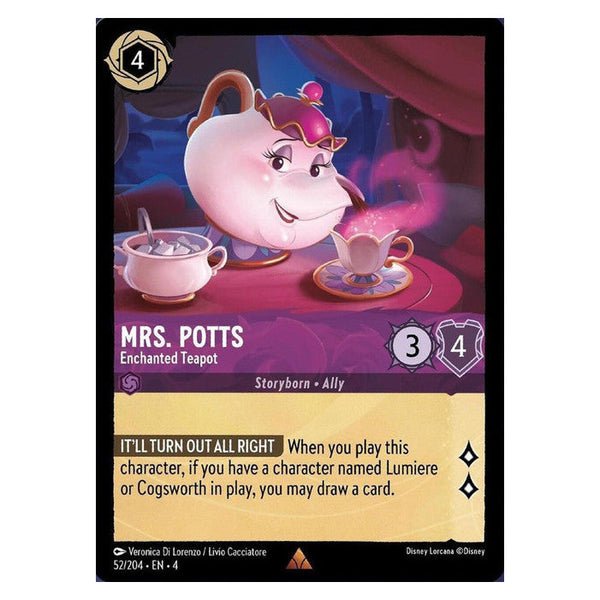 Mrs. Potts : Enchanted Teapot - 52/204