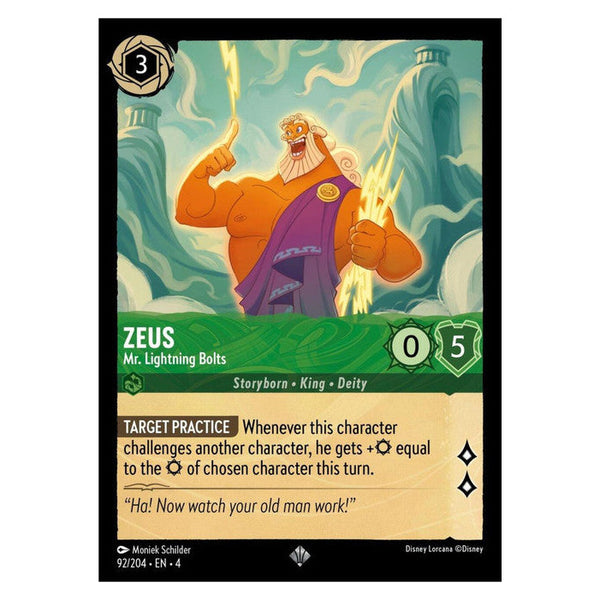 Zeus (Foil) : Mr. Lightning Bolts - 92/204