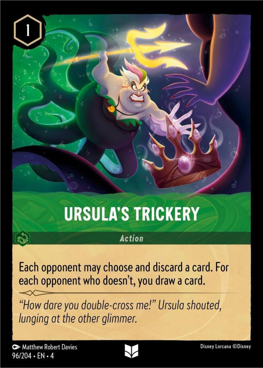 Ursula's Trickery (Foil) - 96/204 - Lockett Labs UK