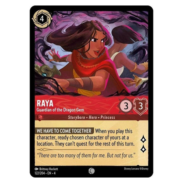 Raya (Foil) : Guardian of the Dragon Gem - 122/204