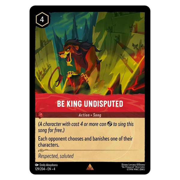 Be King Undisputed (Foil) - 129/204