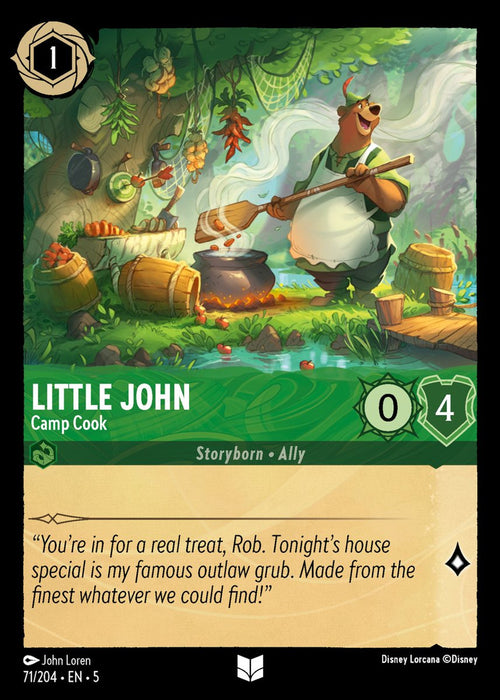 Little John : Camp Cook - 71/204