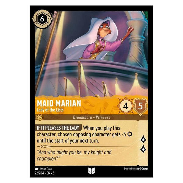 Maid Marian : Lady of the Lists - 22/204