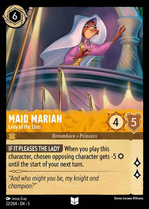 Maid Marian : Lady of the Lists - 22/204