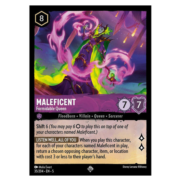 Maleficent (Foil) : Formidable Queen - 35/204