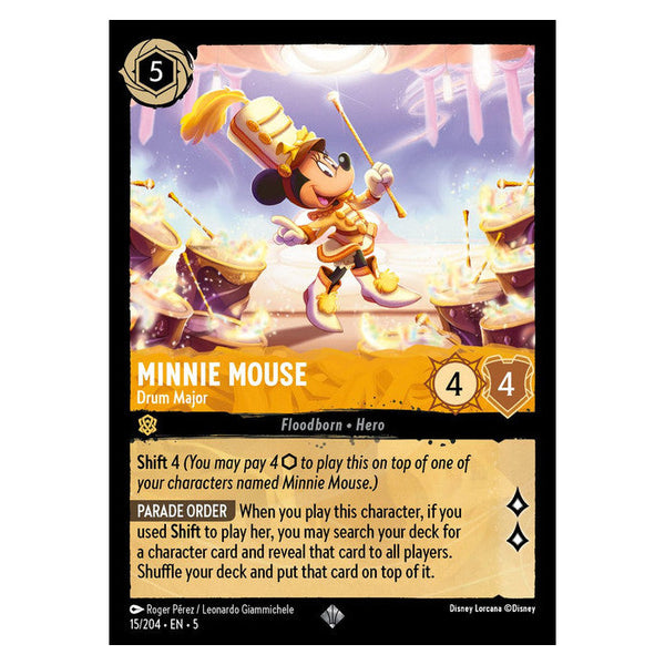 Minnie Mouse (Foil) : Drum Major - 15/204
