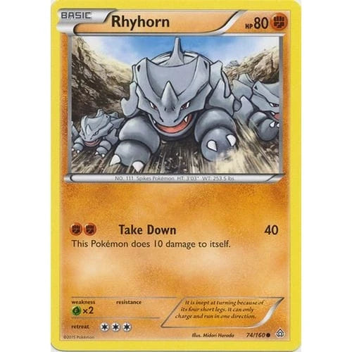 Rhyhorn : PRIMAL CLASH - 74/160