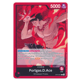 Portgas.D.Ace (Leader) : THE TIME OF BATTLE - OP16-001
