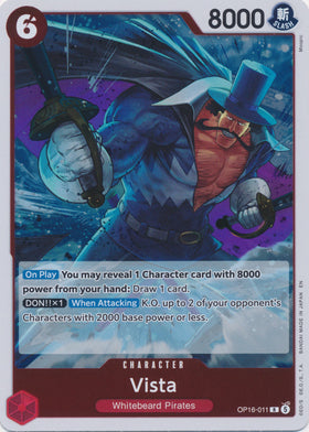Vista (Rare) - THE TIME OF BATTLE - OP16-011 Near Mint