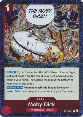 Moby Dick (Rare) - THE TIME OF BATTLE - OP16-021