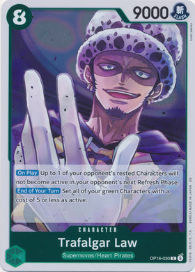 Trafalgar Law (Rare) - THE TIME OF BATTLE  - OP16-030
