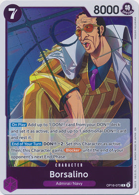 Borsalino (Rare) - THE TIME OF BATTLE - OP16-073