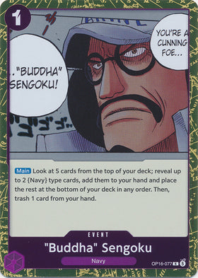 "Buddha" Sengoku (Rare) - THE TIME OF BATTLE - OP16-077