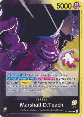 Marshall.D.Teach (Leader) : THE TIME OF BATTLE - OP16-080