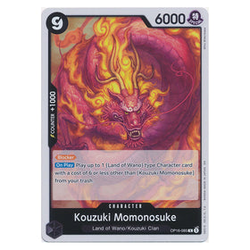 Kouzuki Momonosuke (Rare) - THE TIME OF BATTLE - OP16-085