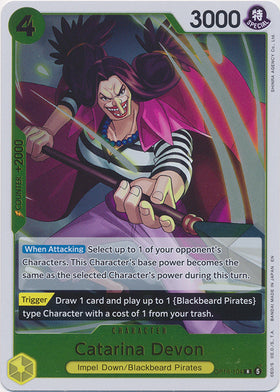 Catarina Devon (Rare)  - THE TIME OF BATTLE - OP16-104