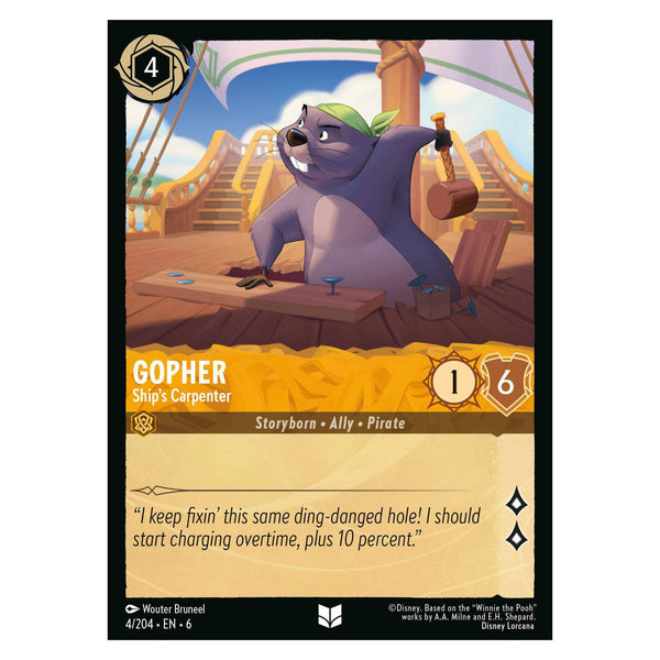 Gopher : Ship's Carpenter - 4/204