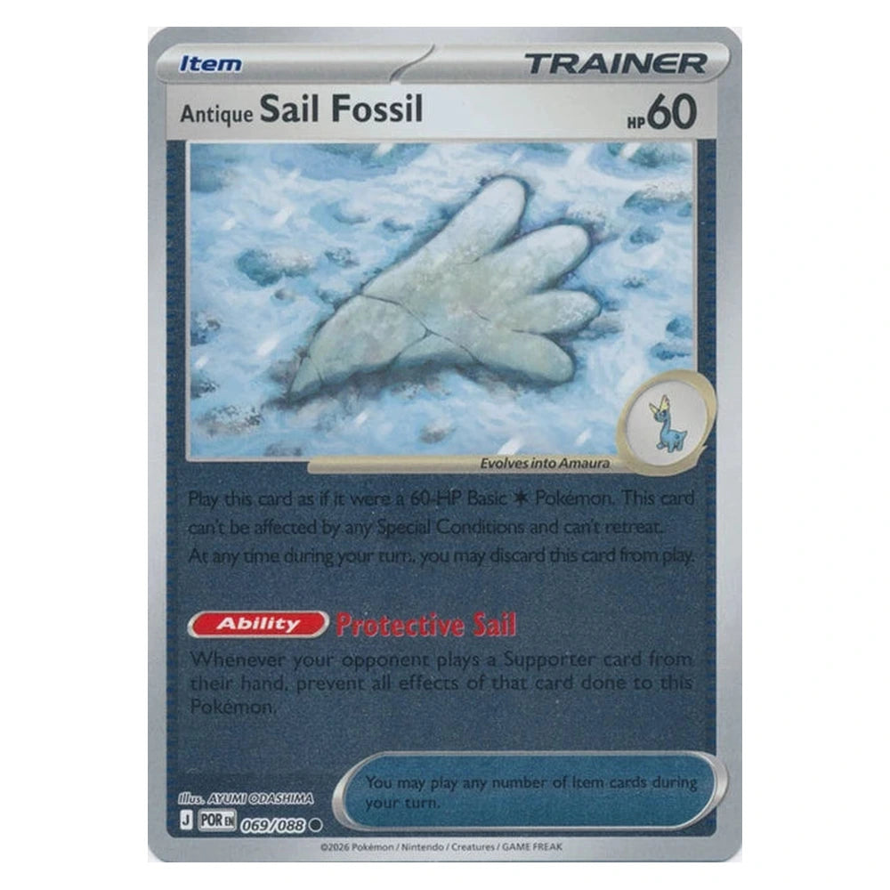 Antique Sail Fossil : PERFECT ORDER (Reverse holo) - 069/088