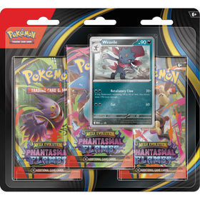 Pokemon : Phantasmal Flames - 3 Pack Blister - Weavile