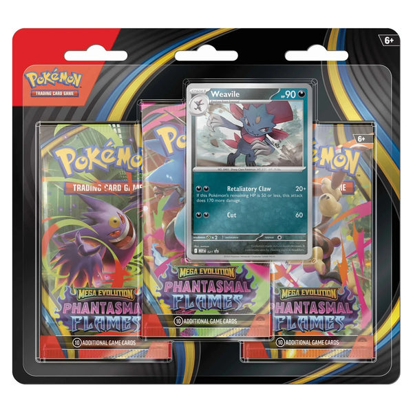 Pokemon : Phantasmal Flames - 3 Pack Blister - Weavile