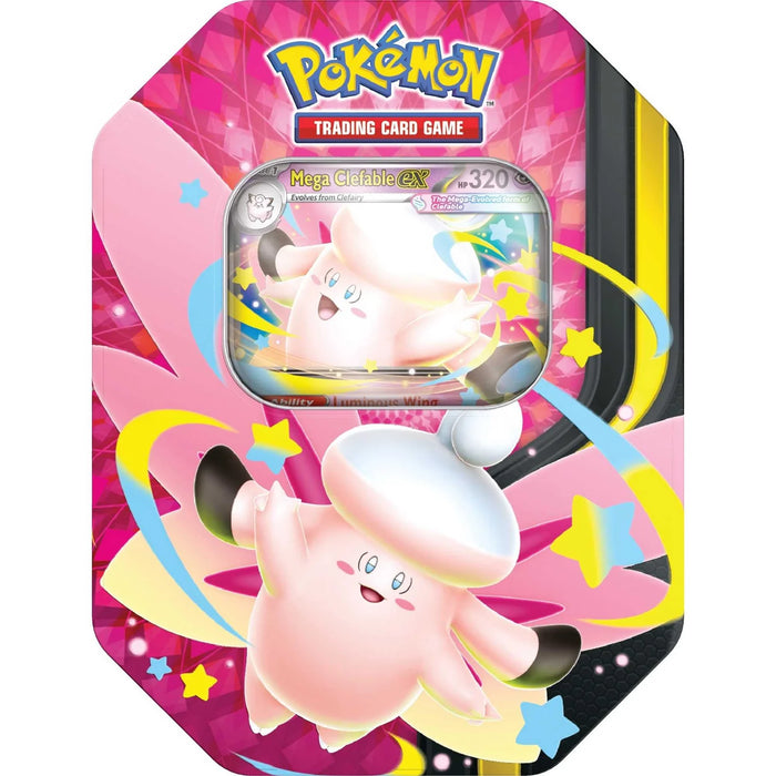 Pokemon : Mega Moonlit Tins - Gengar/Clefable *PRE ORDER*