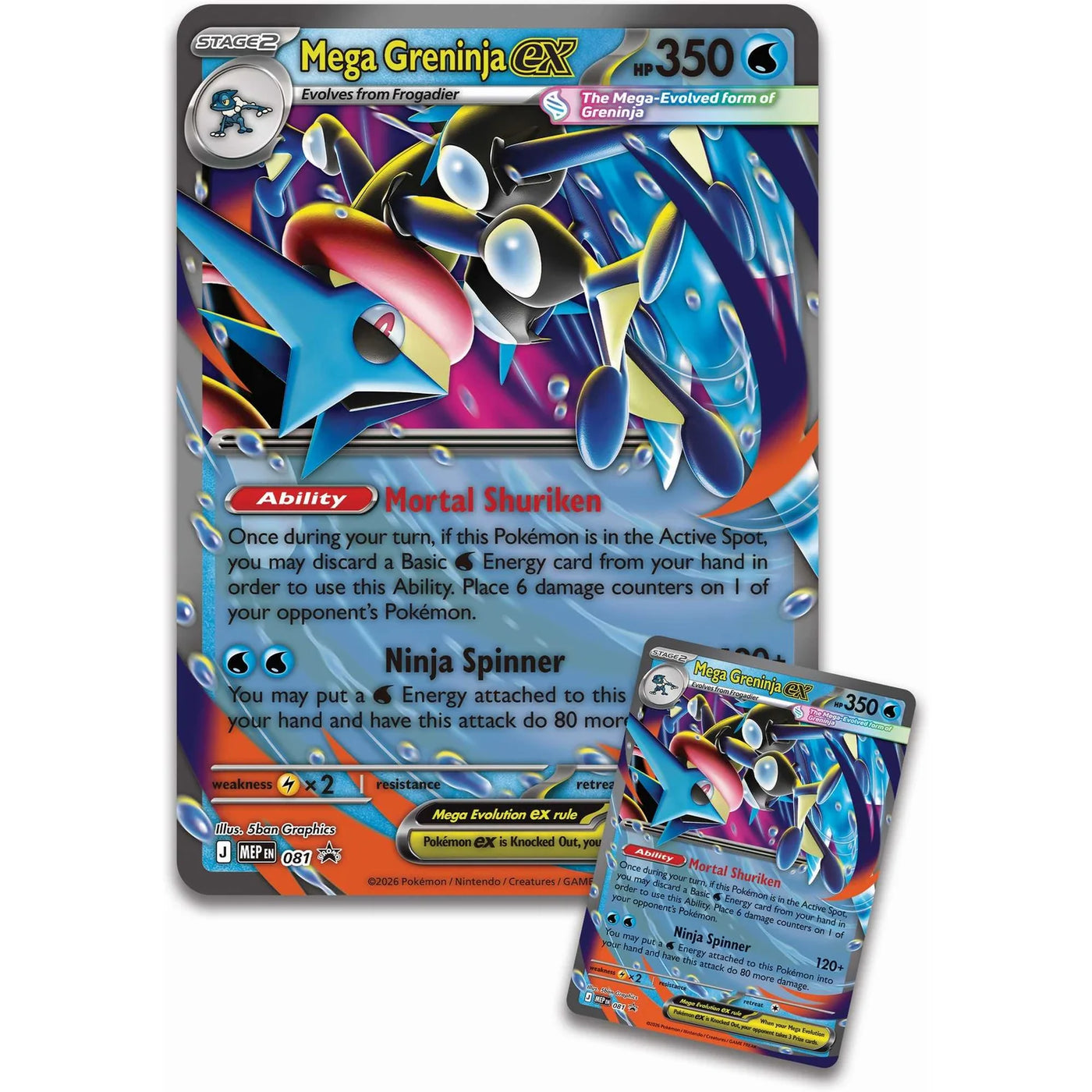 Pokemon : Mega Greninja ex Premium Collection *PRE ORDER* - Lockett Labs UK