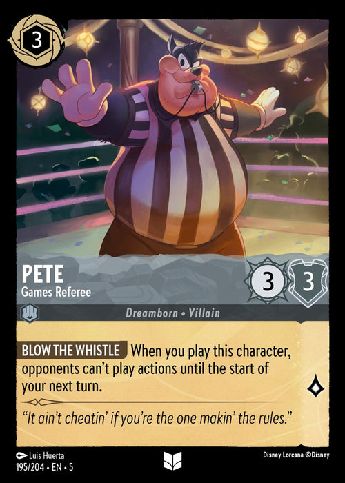 Pete : Game Referee - 195/204