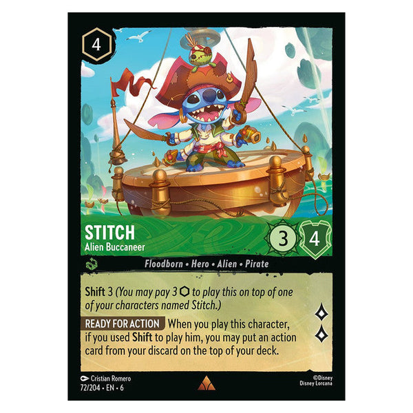 Stitch : Alien Buccaneer - 72/204