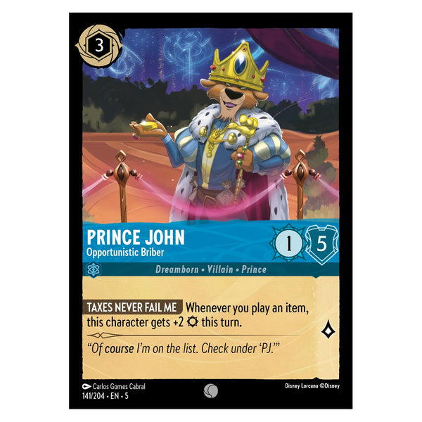 Prince John : Opportunistic Briber - 141/204