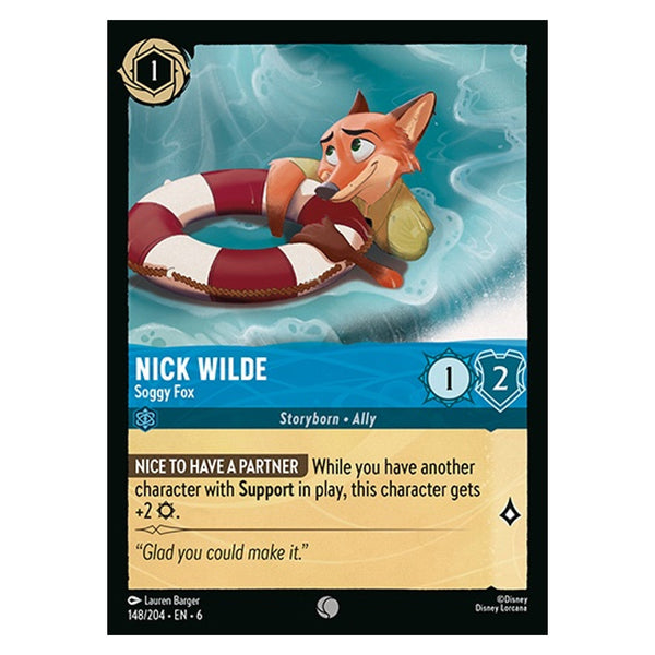 Nick Wilde (Foil) : Soggy Fox - 148/204