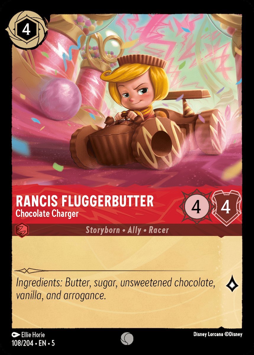 Rancis Fluggerbutter : Chocolate Charger - 108/204 - Lockett Labs UK