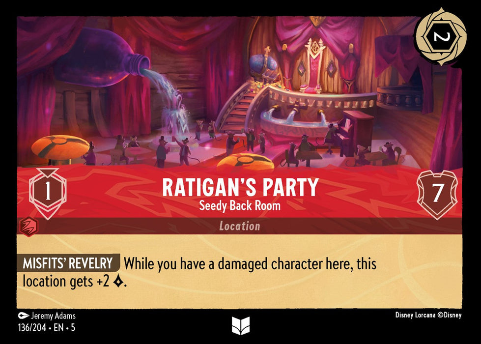 Ratigan's Party (Foil) : Seedy Back Room - 136/204