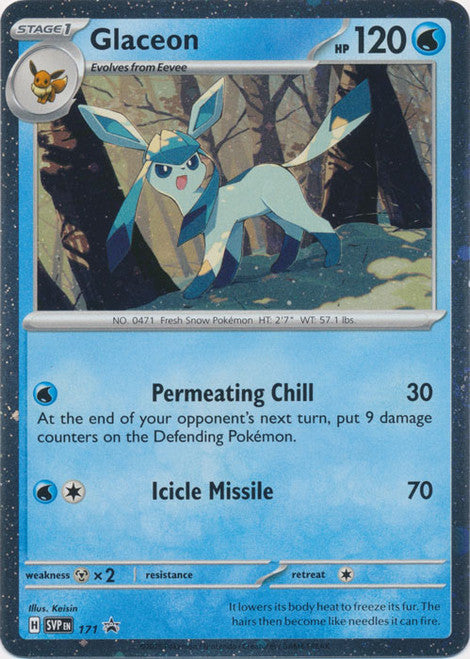 Glaceon : PROMO (Holo) - SVP171 - Lockett Labs UK