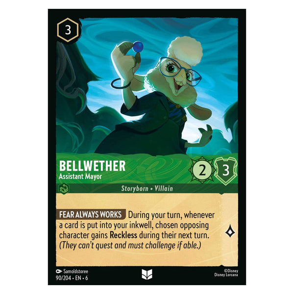 Bellwether : Assistant Mayor - 90/204