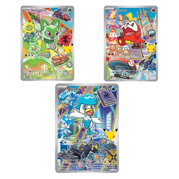 First Partner Collection Set of 3 - Sprigatito/ Fuecoco/ Quaxly