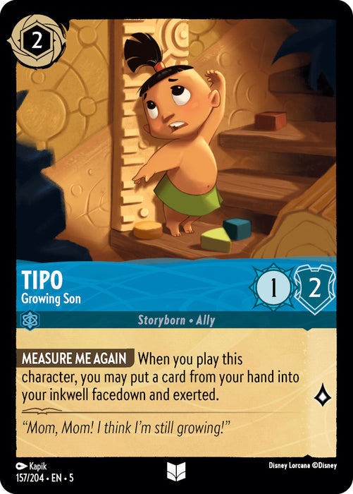 Tipo (Foil) : Growing Son - 157/204