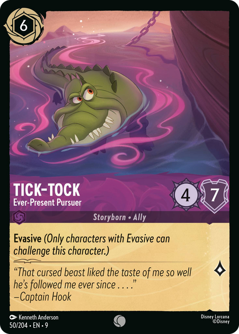 Tick-Tock (Foil) : Ever-Present Pursuer - 50/204 trading card in mint condition, enticing addition to any collection.