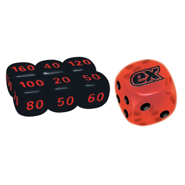Team Rocket's ex Moltres Ultra Premium Collection Dice Set of 6 Plus Bonus Die