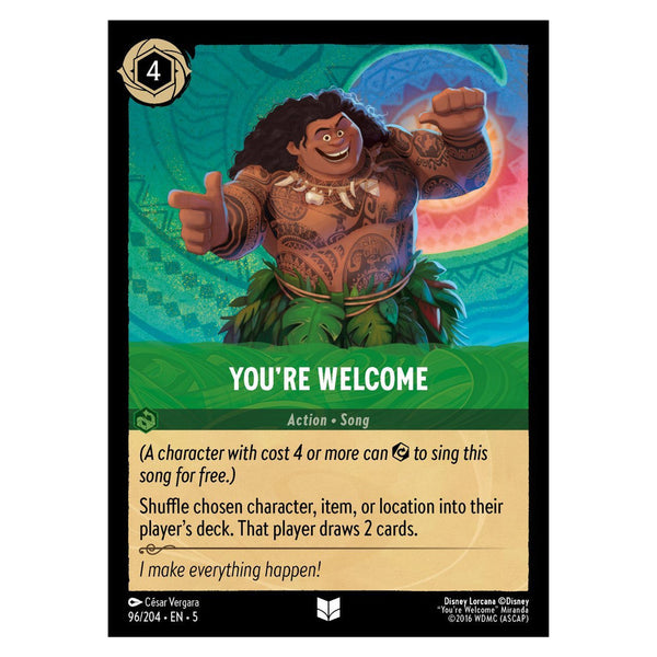 You're Welcome (Foil) - 96/204