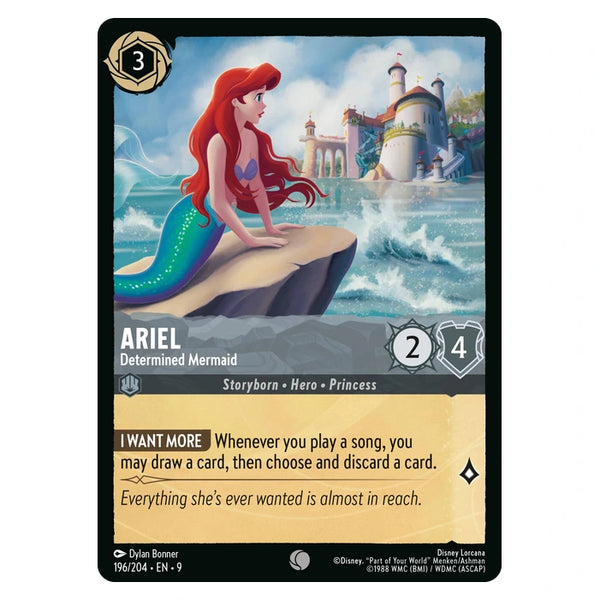 Ariel (Foil) : Determined Mermaid - 196/204