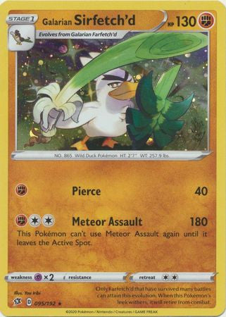 Galarian Sirfetch'd : ALTERNATE PROMO (Holo) - 095/192