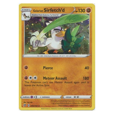 Galarian Sirfetch'd : ALTERNATE PROMO (Holo) - 095/192