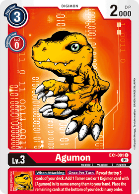 Agumon : CLASSIC COLLECTION - EX1-001