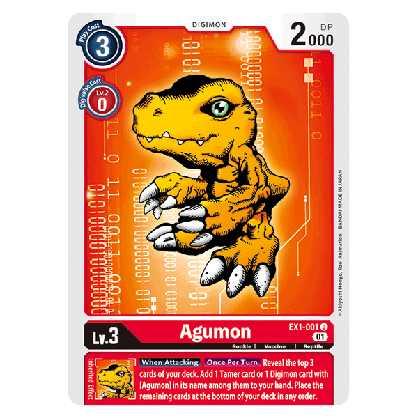 Agumon : CLASSIC COLLECTION - EX1-001