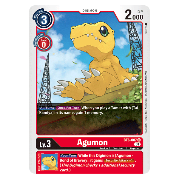 Agumon : DOUBLE DIAMOND - BT6-007
