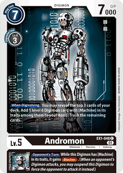 Andromon : CLASSIC COLLECTION - EX1-048 - Lockett Labs UK