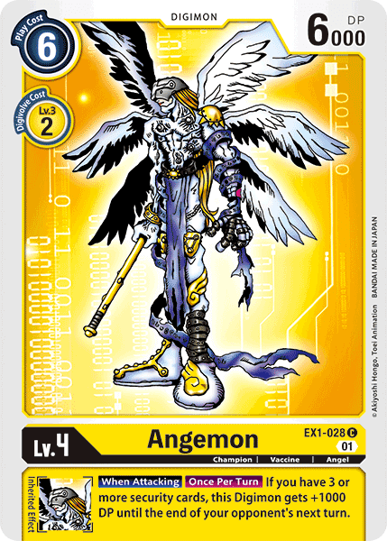Angemon : CLASSIC COLLECTION - EX1-028 - Lockett Labs UK