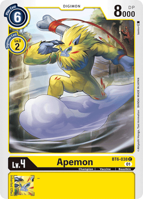 Apemon : DOUBLE DIAMOND - BT6-038 - Lockett Labs UK